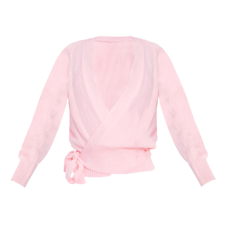 儿童舞蹈服练功服长袖开衫小毛衣