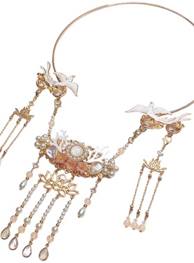 原创璎珞古风项圈项链女明制古装