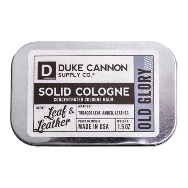 Duke Cannon美国昔日辉煌烟叶皮革琥珀男士便携固体古龙香水香膏