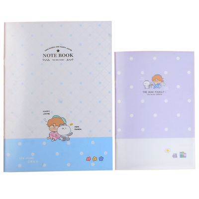 hornPP磨砂封面1.1cm方格笔记本