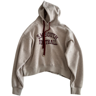 韩版字母印花套头连帽卫衣女宽松慵懒加绒加厚百搭bf风帽衫秋冬潮