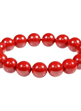 素圈朱砂手串保真高含量男女款