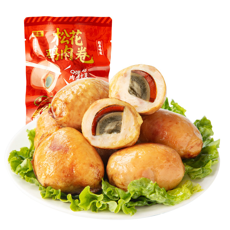 哈尔滨特色松花鸡肉卷