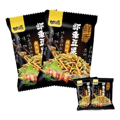 甘源虾条豆果500g/袋多口味
