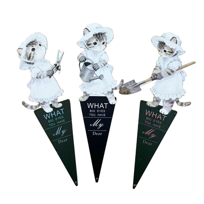 小猫小兔子动物系列多款铁艺花插