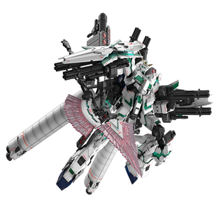 万代模型 55586 RG 30 觉醒 全装备 全装甲 全武装独角兽 绿骨架