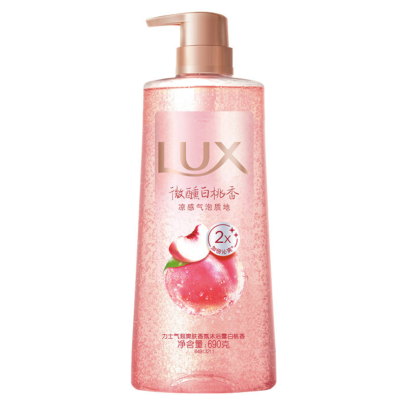 【孙颖莎同款】力士气泡沐浴露清爽香氛白桃桂花爽肤沐浴乳液正品