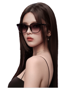 帕莎渐变优雅大框墨镜