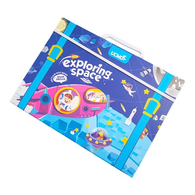 太阳系八大行星探索太空磁性拼图