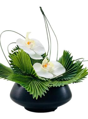 仿真花餐桌花艺新中式