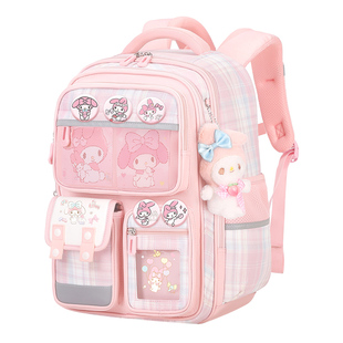 小学生书包女生新款高颜值一二三年级超轻减负大容量儿童可爱背包