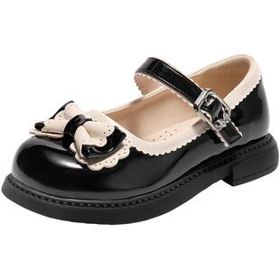 小满同款百丽童鞋一字带玛丽珍鞋女鞋新款公主浅口单鞋子T8833C85