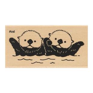 日本KODOMO NO KAO童颜木制木头印章图章手账2025 N I LOVE STAMP