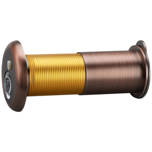 雷鸟猫眼门铃二合一带遮挡后盖堵孔家用防盗门上高清金属猫眼门镜