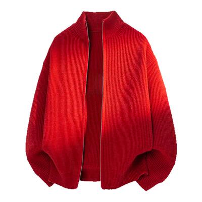 Jeep吉普开衫针织男毛衣立领毛衫