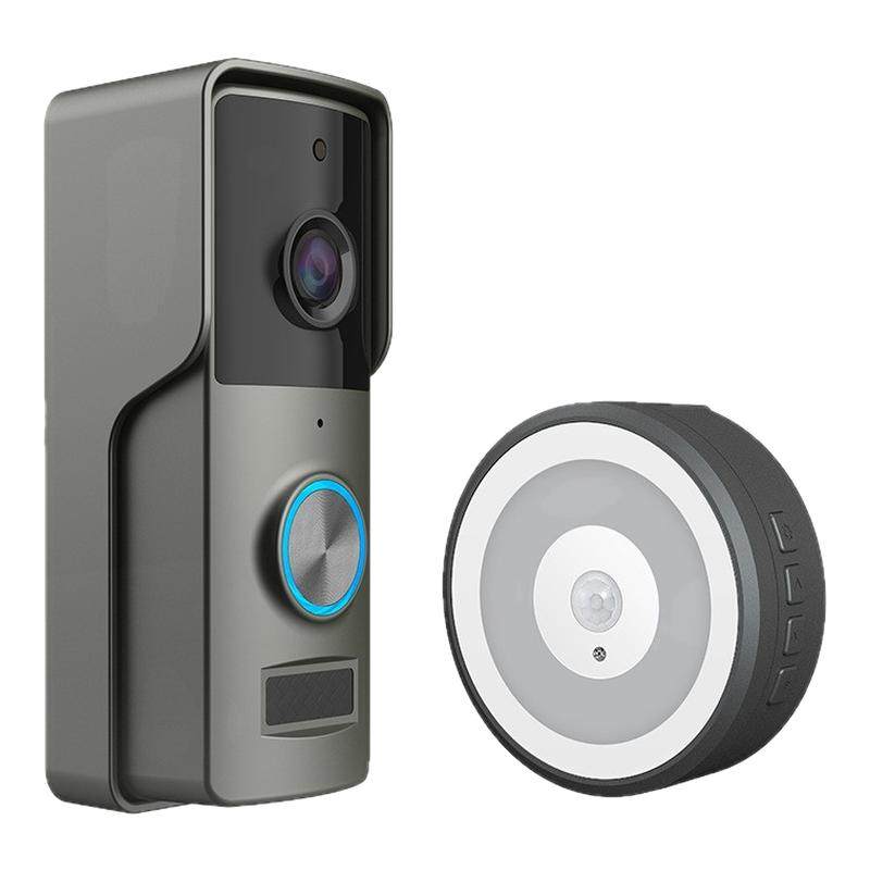 可视对讲摄像头家用智能无线wifi门铃高清视频防水涂鸦可视门铃