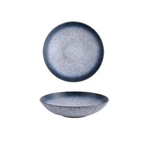 新款高级深盘特别好看菜盘家用盘子陶瓷釉下彩复古餐盘日式餐具