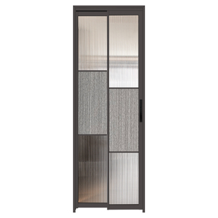 卫生间推拉平开门无轨厨房移动一体pd门厕所折叠门PT阳台门定制门