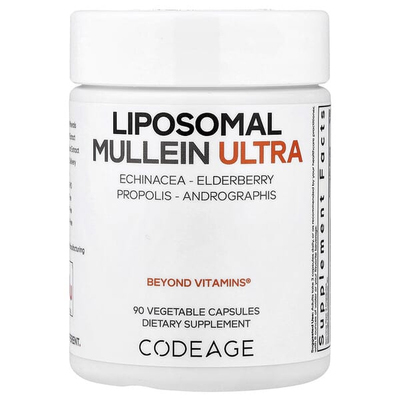 Codeage,Liposomal Mullein Ultra, 90 Vegetable Capsules