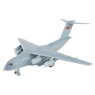 大号合金飞机模型运20运输机C17战斗机儿童玩具回力声光盒装支架