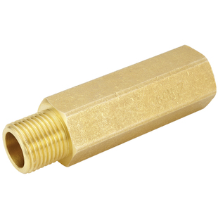 2分3分4分6分1寸2加长内外丝直接加厚铜接头内外牙直通六角延长管