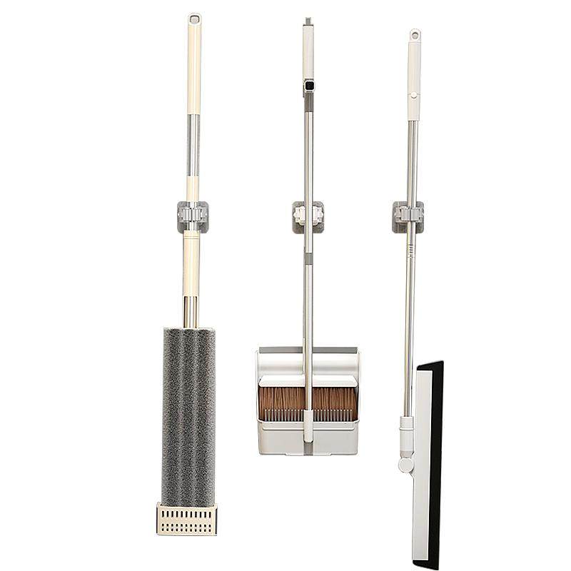 扫把拖把三件套扫把2026新款家用簸箕套装扫地扫帚免手洗平板拖把