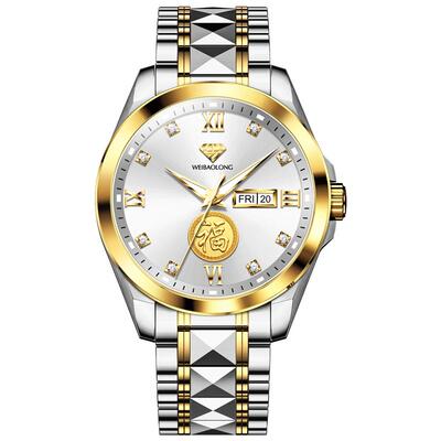 瑞士正品牌含真金真钻进口芯男表