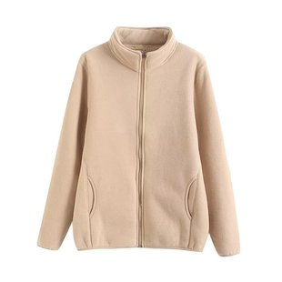 无法拒绝！男女情侣款双层复合摇粒绒羊羔绒加厚保暖拉链夹克外套