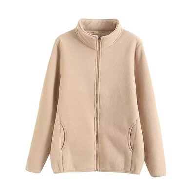 无法拒绝！男女情侣款双层复合摇粒绒羊羔绒加厚保暖拉链夹克外套