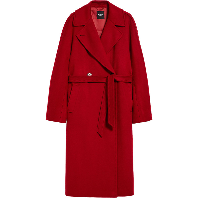 【甄选惠享】Weekend MaxMara 双排扣羊绒大衣5011054106