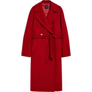 【甄选惠享】Weekend MaxMara 24春夏双排扣羊绒大衣5011054106