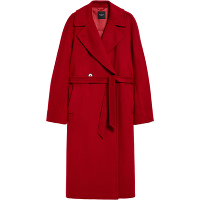 【甄选惠享】Weekend MaxMara 双排扣羊绒大衣5011054106