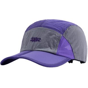 亲子款儿童棒球帽速干折叠帽檐男童鸭舌帽户外网眼透气遮阳防晒帽