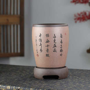 畅销龙胆紫砂花盆 君子兰盆 升级款 兰花盆 室内桌面 阳光制 尚扣