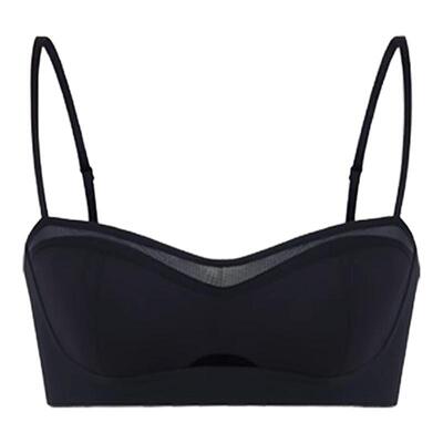 小胸半杯内衣女夏超薄款透气细肩