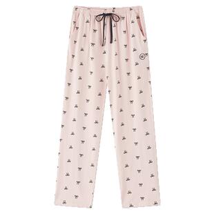 睡裤女款纯棉长裤夏季家居裤睡衣居家裤可外穿裤子夏天2026新款夏