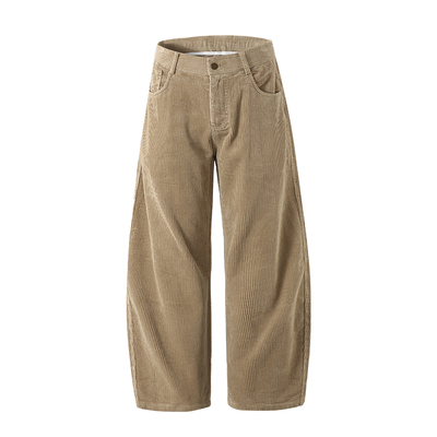 FIVECM美式灯芯绒宽松休闲裤春季