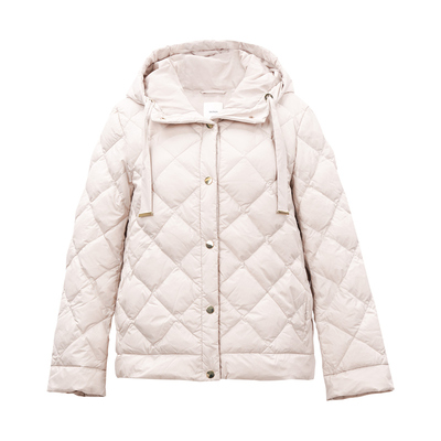 HONRN/红人短款连帽白鹅绒羽绒服