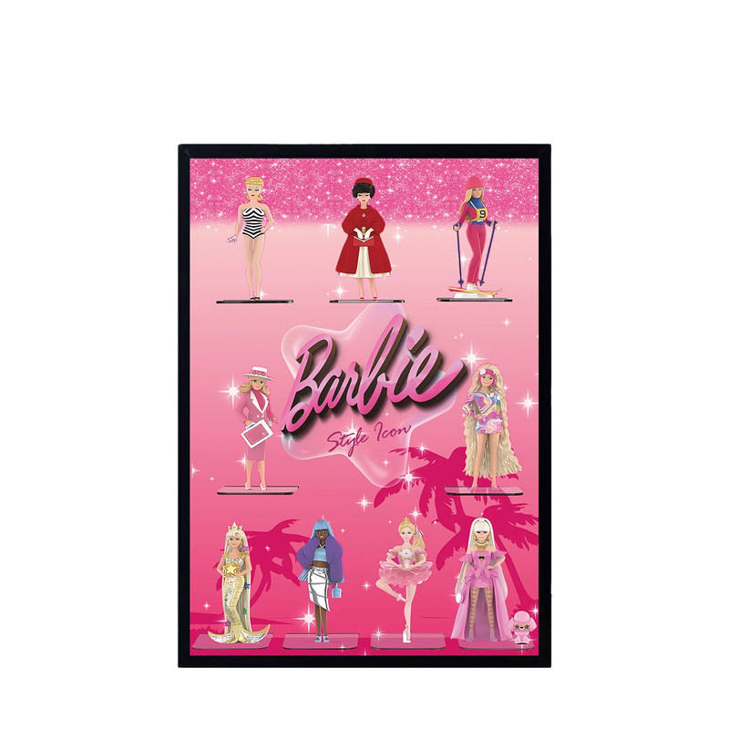Barbie芭比娃娃公主风尚展示盒