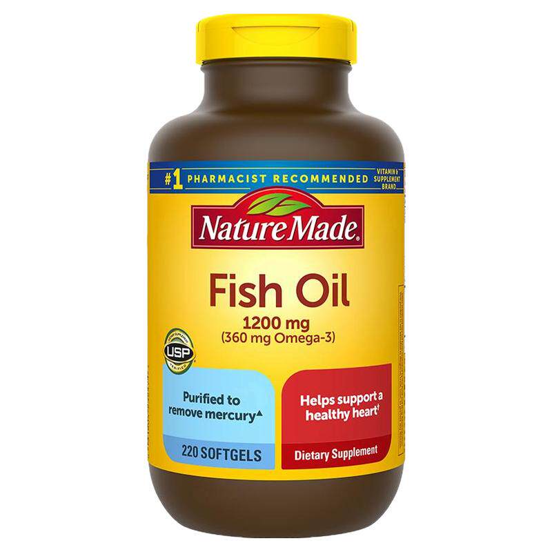 天维美naturemade鱼油fishoil深海软胶囊omega3中老年epa成人dha