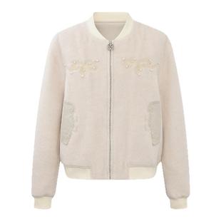 BIRTH OF ROYAL CHILD.BORC 【宋亚轩同款】珍珠刺绣羊毛混纺夹克