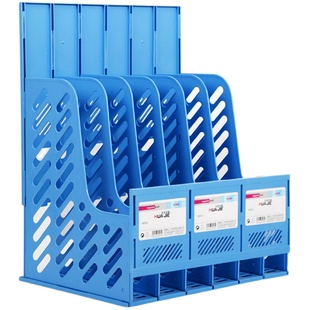 加大加厚文件架桌面收纳置物架大号多层文件框资料架档案文件夹收纳盒学生用书架桌上书立办公室文具办公用品