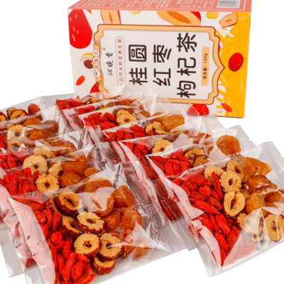 红枣桂圆枸杞茶买1盒发3盒