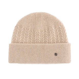 上海故事秋冬新款针织羊绒女帽子两件套手套保暖防寒送长辈礼盒装