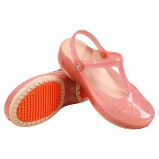 专利防滑升级玛丽珍洞洞鞋女夏2025新款厚底沙滩凉鞋外穿妈妈拖鞋