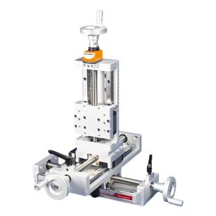 手动滑台直线模组T型丝杆微调电子数显尺十字精密导轨绿牛NS100-D