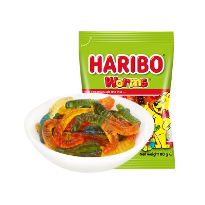 哈瑞宝小熊水果糖果香浓郁80g