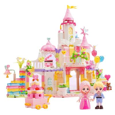 启蒙积木冰雪城堡模型