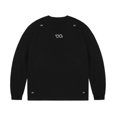 BIPOLAR无限环长袖T恤宽松