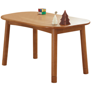 实木儿童学习桌写字桌樱桃木色玩具桌阅读小桌子家用学生书桌